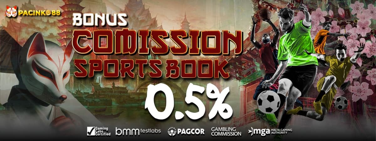 BONUS COMMISSION SPORTBOOK 0,5% Banner