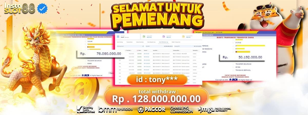 Selamat Untuk Pemenang Withdraw Banner