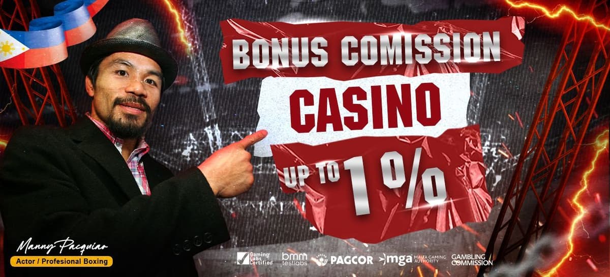 Bonus Comission Casino Up To 1%