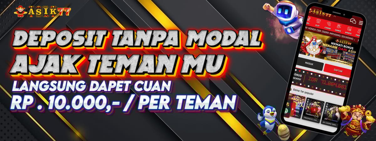 DEPOSIT TANPA MODAL Banner