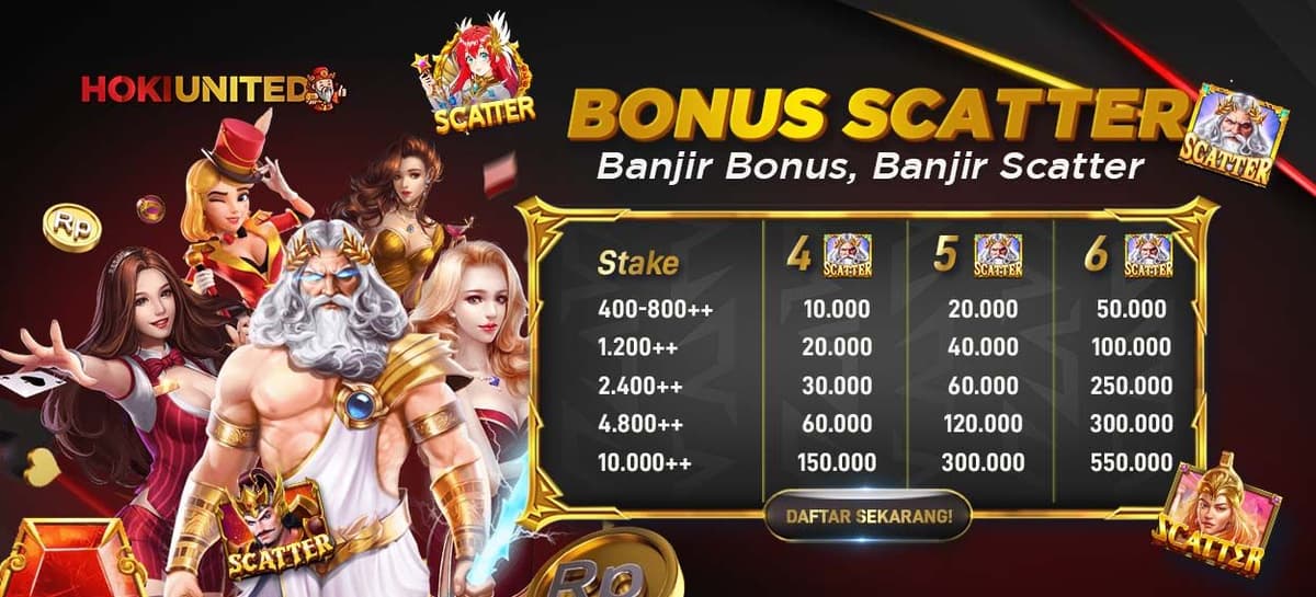 BONUS SCATTER HOKIUNITED