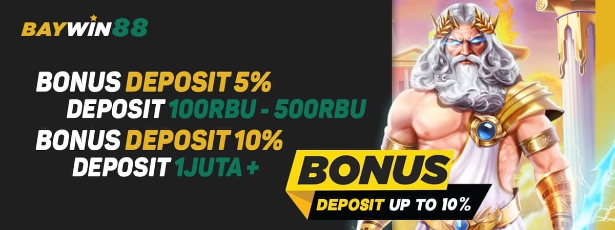 Bonus deposit Up to 10% Banner