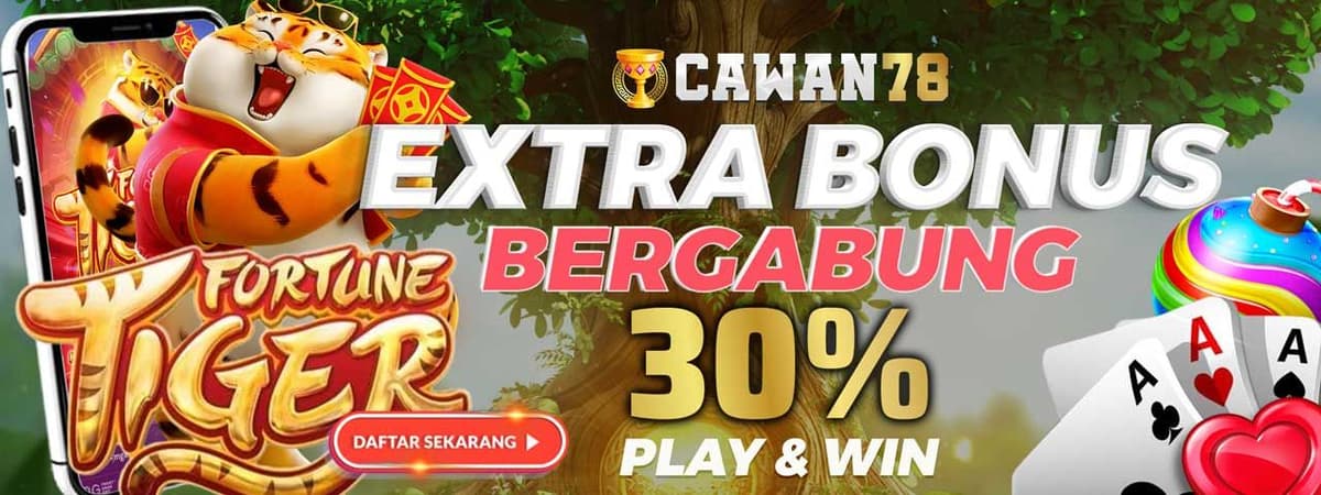 Promo BONUS NEW MEMBER 30%