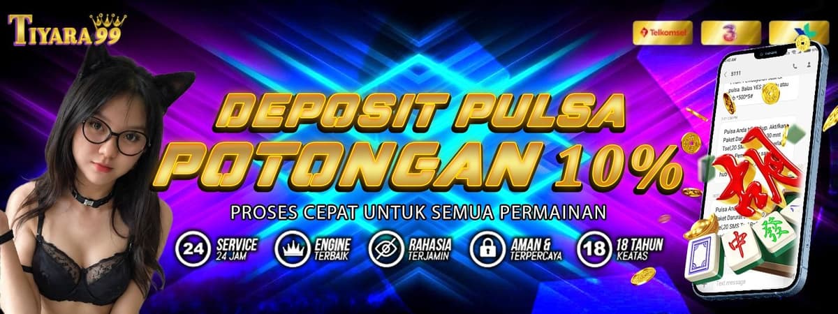 DEPOSIT PULSA POTONGAN 10% Banner