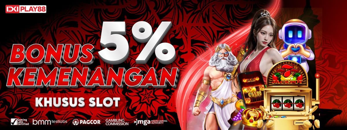 BONUS CASHBACK 5% Banner