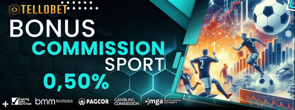 Bonus Commission Sports Up To 0.50%