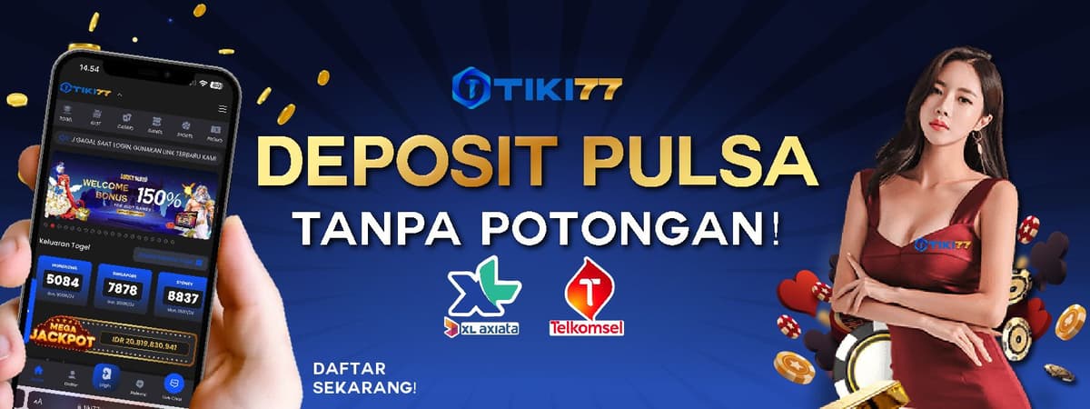 Deposit Pulsa Tanpa Potongan Banner