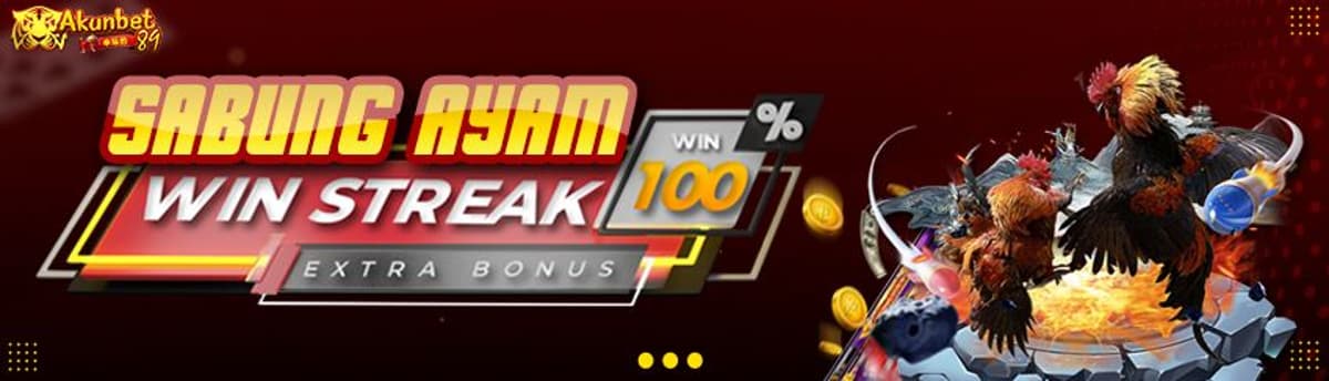 Bonus Sabung Ayam Win 100% & Lose 10%