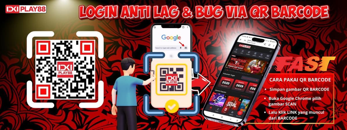 LOGIN ANTI LAG & BUG VIA QR BARCODE Banner