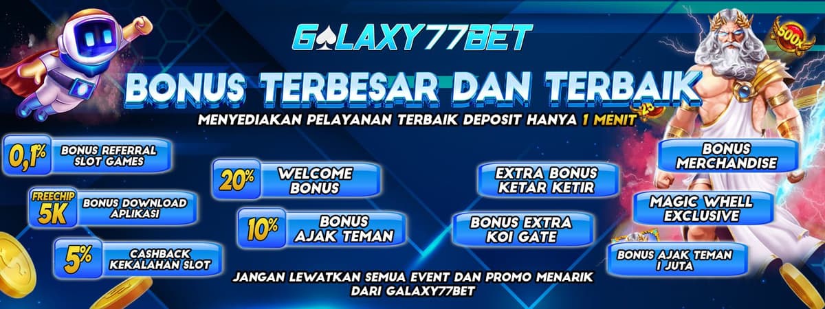 Galaxy77bet bandar togel dan games slot terkemuka se asia