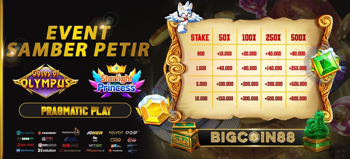 Promo EVENT SAMBER PETIR ZEUS x STARLIGHT PRINCESS BIGCOIN88