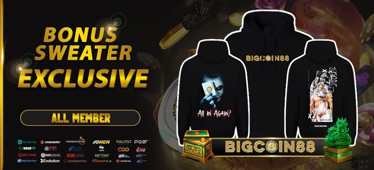 BONUS JACKET EXCLUSIVE BIGCOIN88 Banner