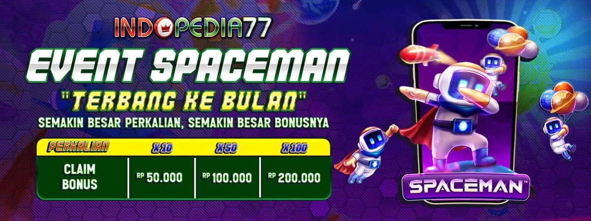 EVENT BONUS SPACE MAN TERBANG KE BULAN