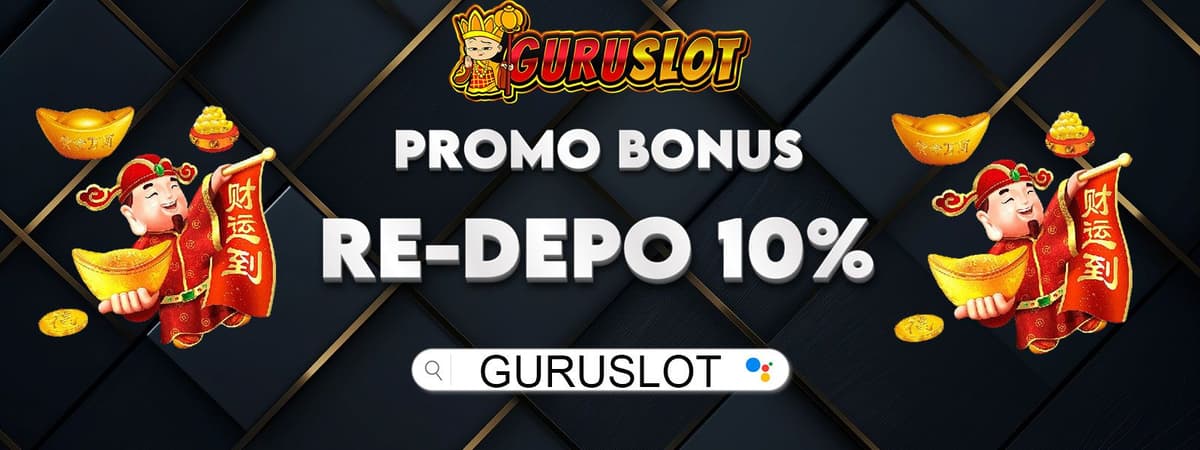 PROMO RE-DEPO GURUSLOT 10% Banner