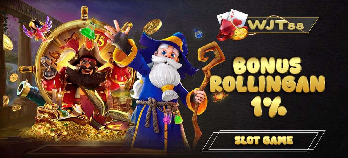 Promo BONUS ROLLINGAN SLOT 1% WJT88