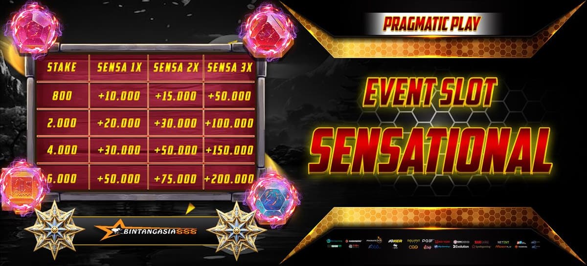 EVENT SLOT SENSATIONAL BINTANGASIA888