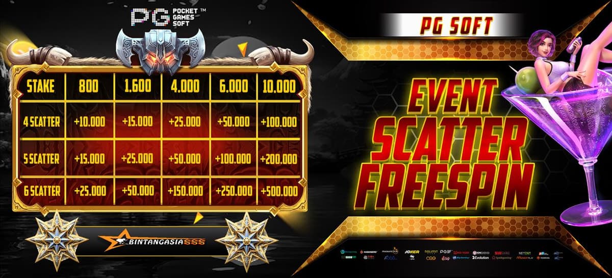Promo EVENT SCATTER & FREESPIN PGSOFT BINTANGASIA888