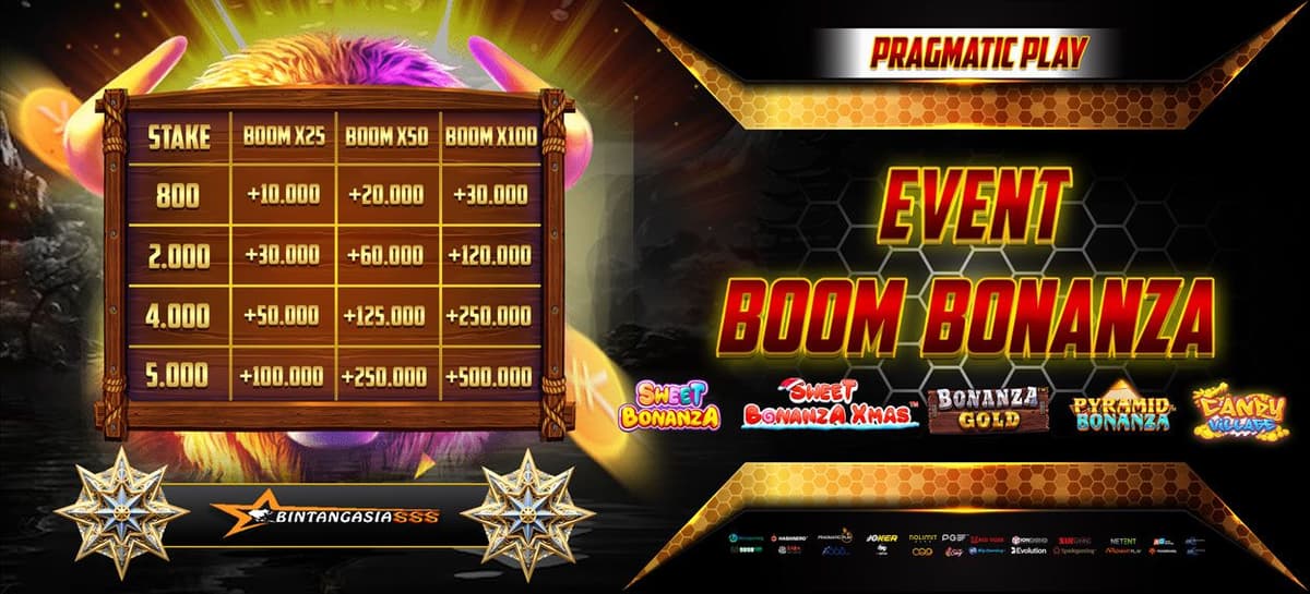 Promo EVENT BOOM BONANZA BINTANGASIA888
