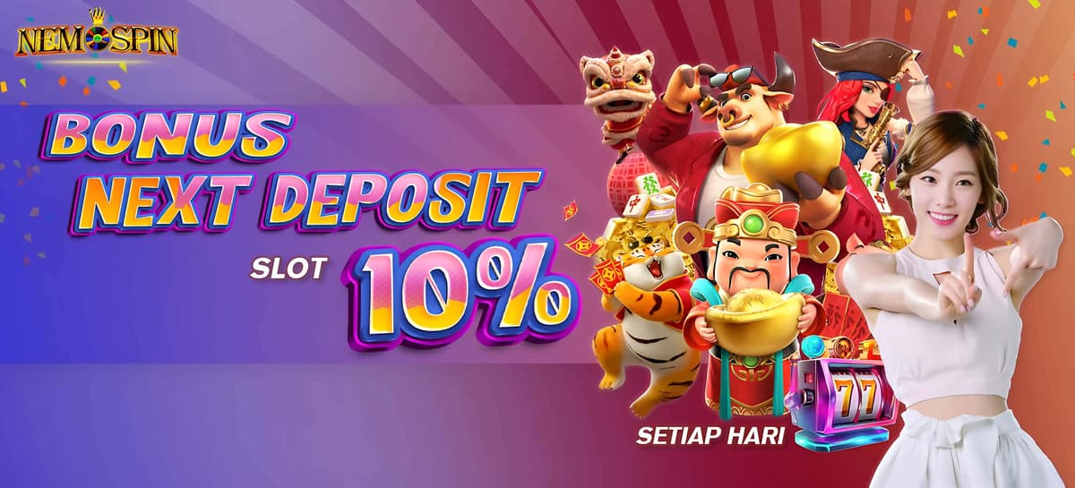 BONUS REDEPO 10% ( SLOT ) TO 5 X