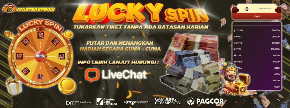 LuckySpin masterspin88 Banner