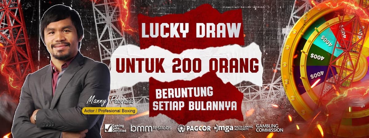 LUCKY DRAW IMBASLOT UNTUK 200 ORANG Banner