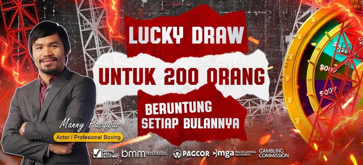 Promo LUCKY DRAW UNTUK 200 ORANG PEMENANG