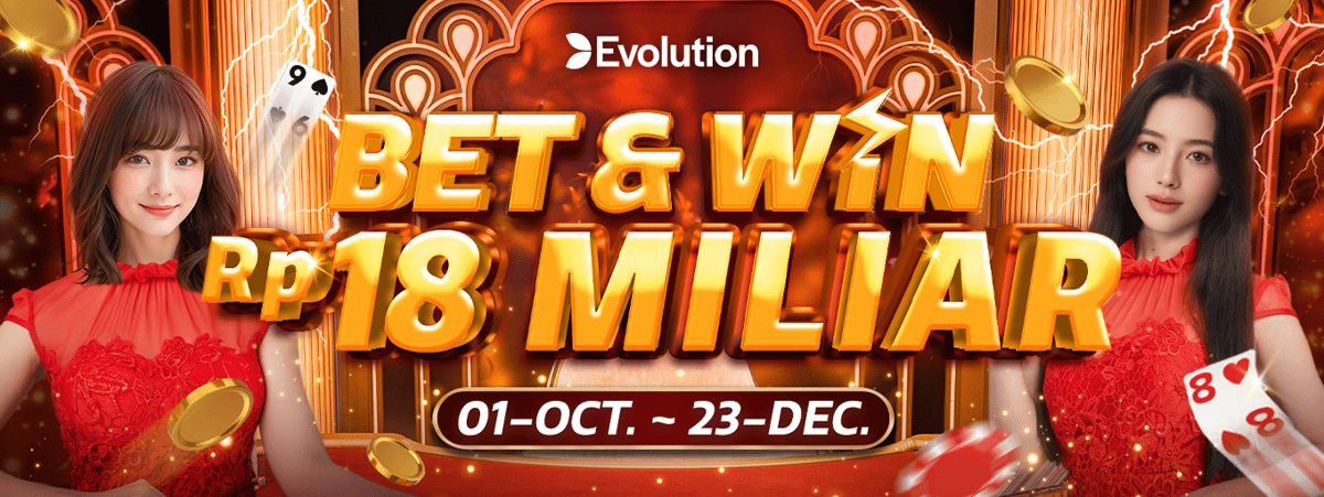 Evolution - Bet & Win October - December Banner