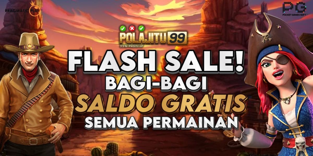 FLASH SALE! BAGI-BAGI SALDO GRATIS SEMUA PERMAINAN