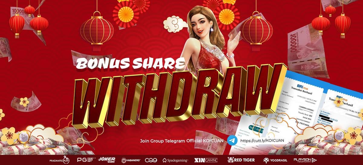 Promo BONUS SHARE WITHDRAW