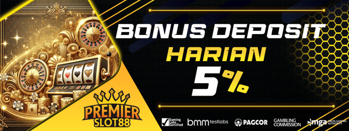 BONUS DEPOSIT HARIAN 5%