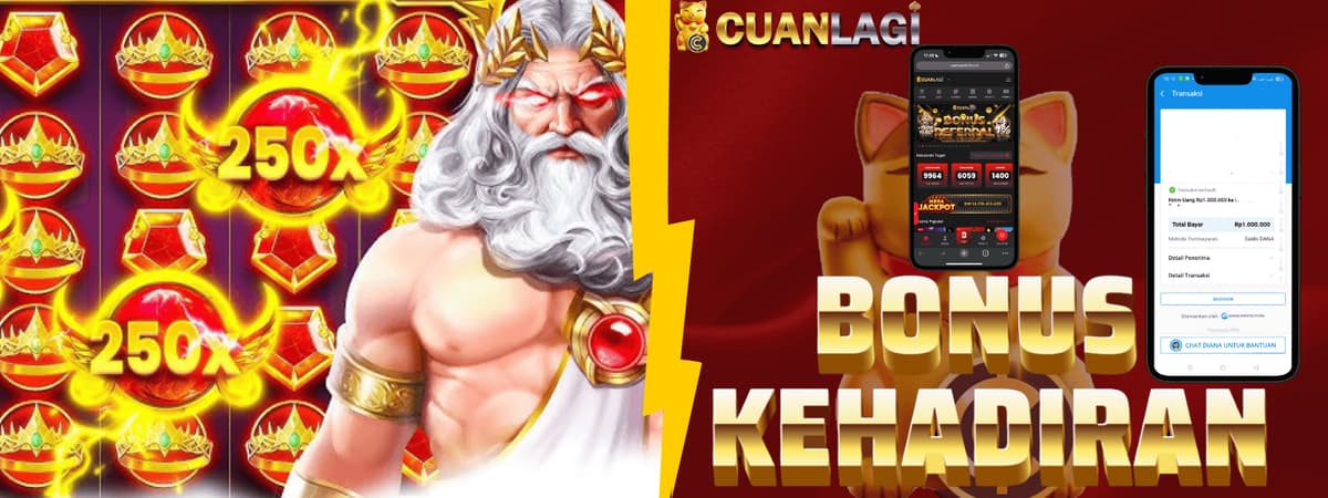 CUANLAGI - BONUS KEHADIRAN Banner