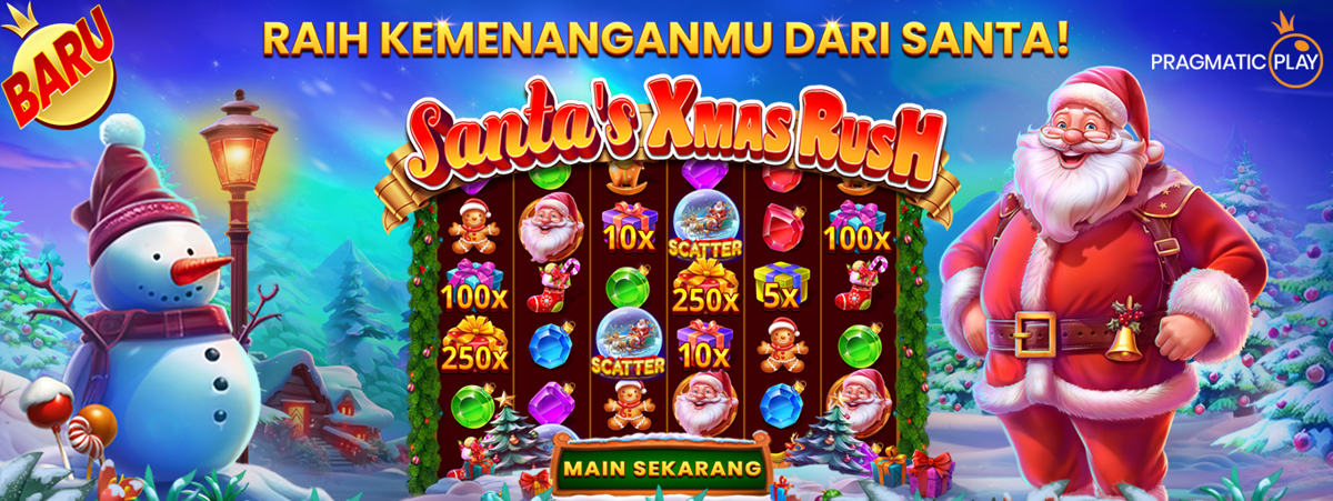 Pragmatic Play - 5-star game Santa's Xmas Rush Banner