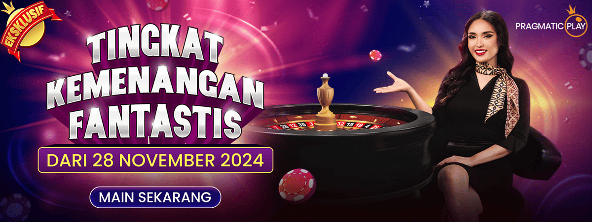 Pragmatic Play eksklusif launch - Live Casino Indonesian Roulette Banner