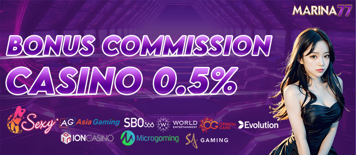 Promo KOMISI CASINO 0.5%