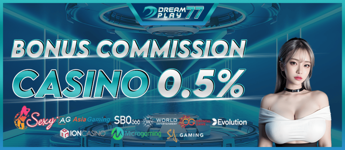 Promo KOMISI CASINO 0.5%