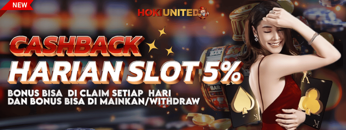 CASHBACK HARIN SLOT 5% Banner