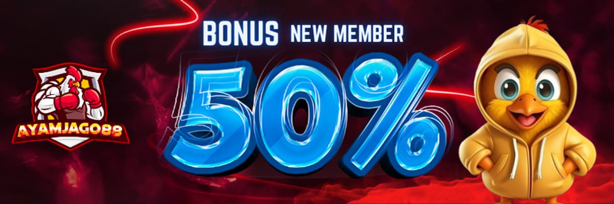 Bonus New Member 50%