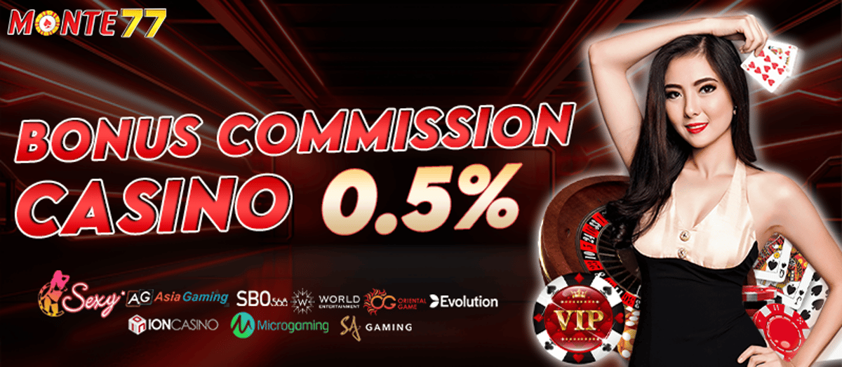 Promo KOMISI CASINO 0.5%