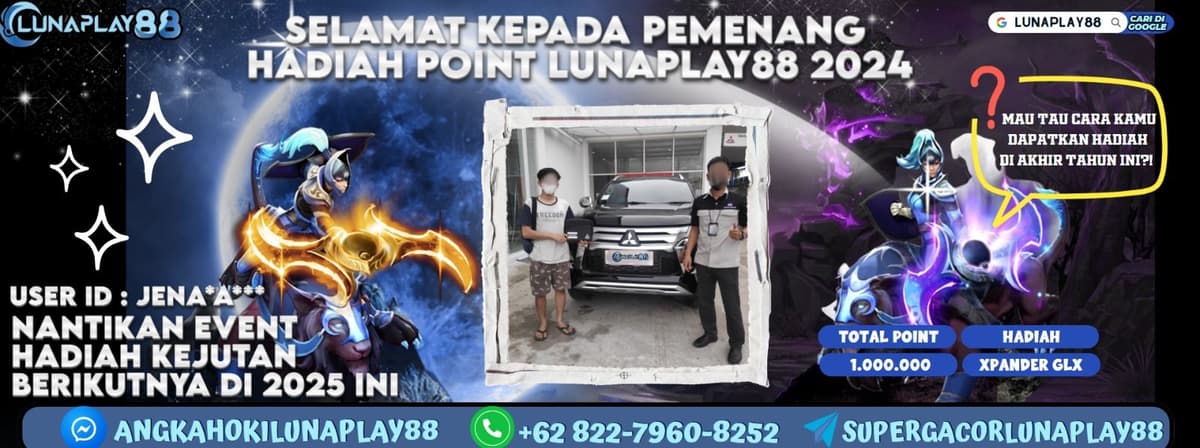 HADIAH POINT LUNAPLAY88 Banner