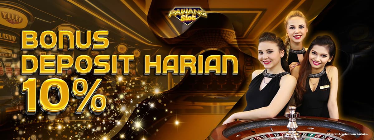 BONUS HARIAN 10% Banner