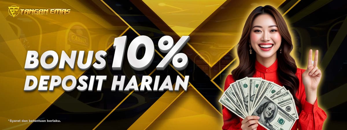 BONUS HARIAN 10% Banner