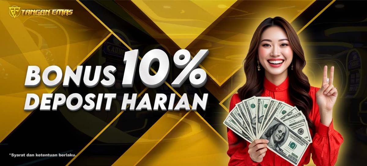 Promo BONUS DEPOSIT HARIAN ATAU SALDO HOKI UP TO 1 JUTA TANPA TO