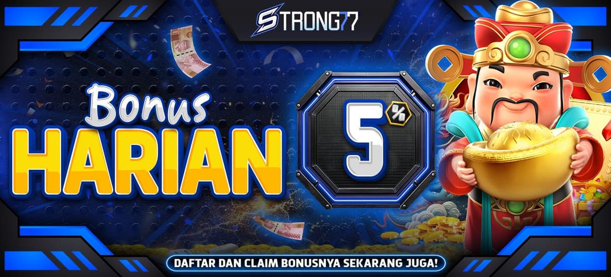 BONUS DEPOSIT HARIAN 5%