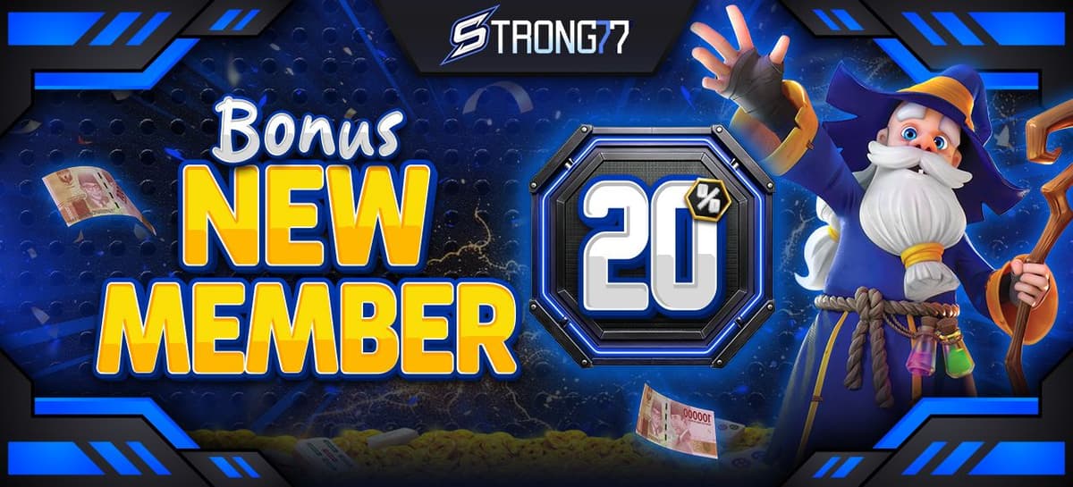 WELCOME BONUS NEW MEMBER 20%