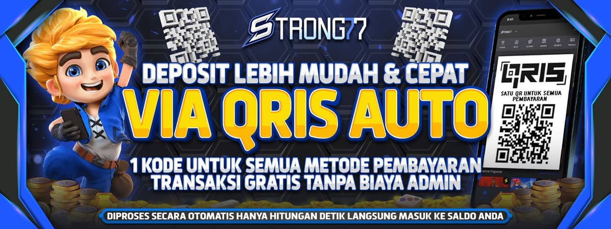 DEPO QRIS STRONG77 1 DETIK Banner