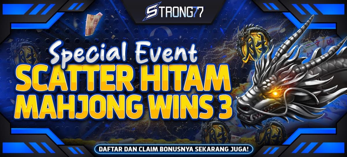 EVENT SCATTER HITAM - MAHJONG WINS 3 - STRONG77