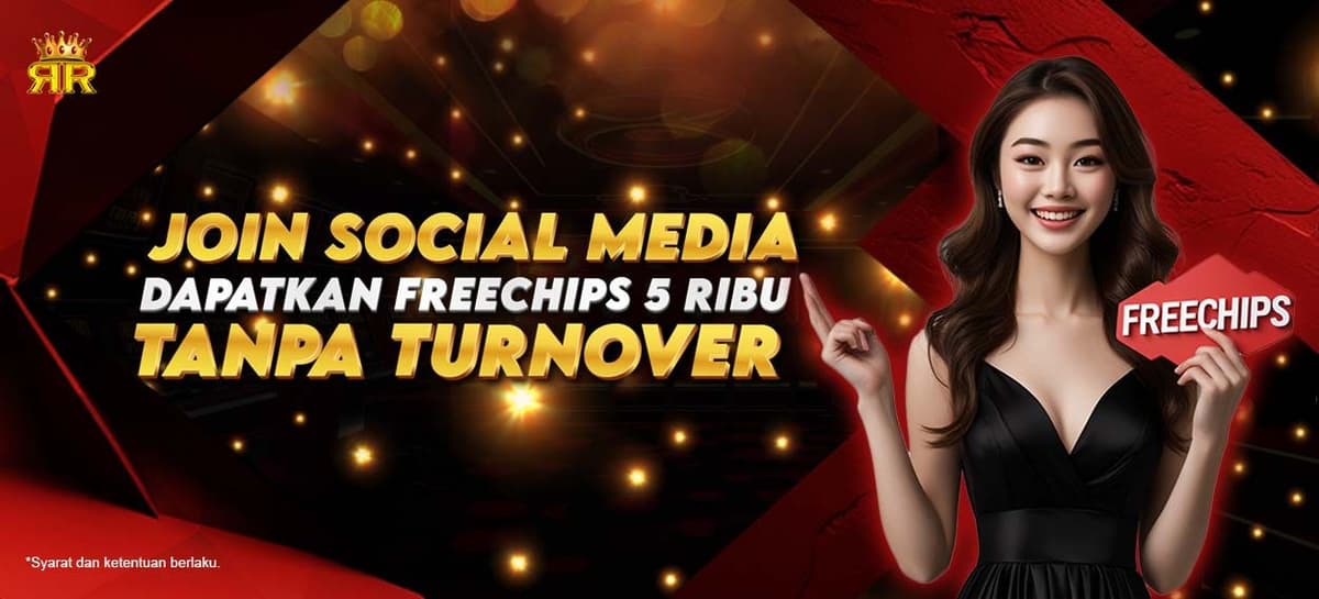 JOIN SOSMED BONUS FREECHIPS