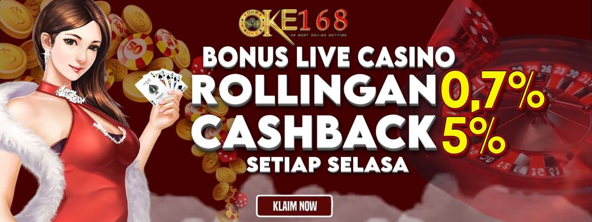 BONUS MINGGUAN LIVE CASINO