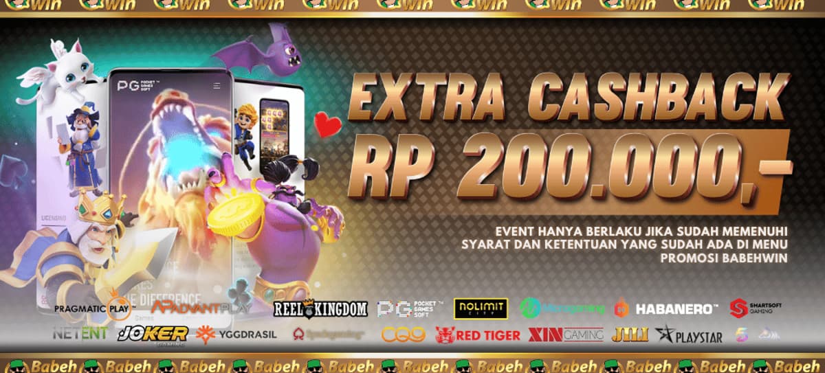 EXTRA CASHBACK Banner