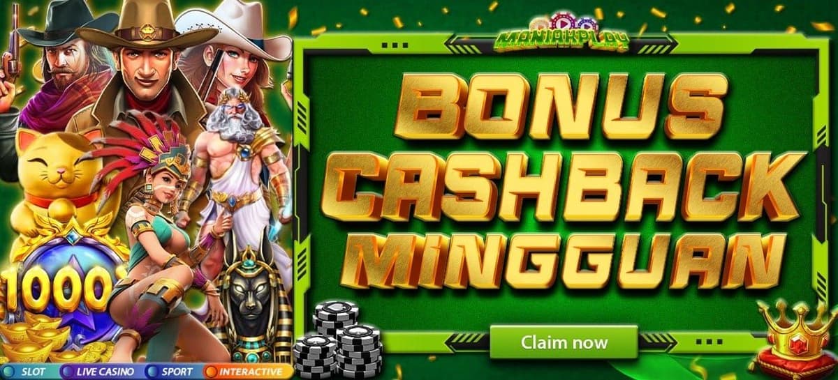 BONUS CASHBACK MINGGUAN!!!